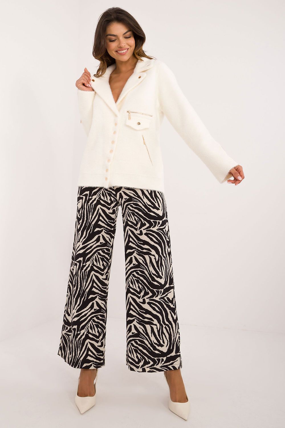 Kurtka Damska Model MBM-KR-250.77 Ecru - MBM