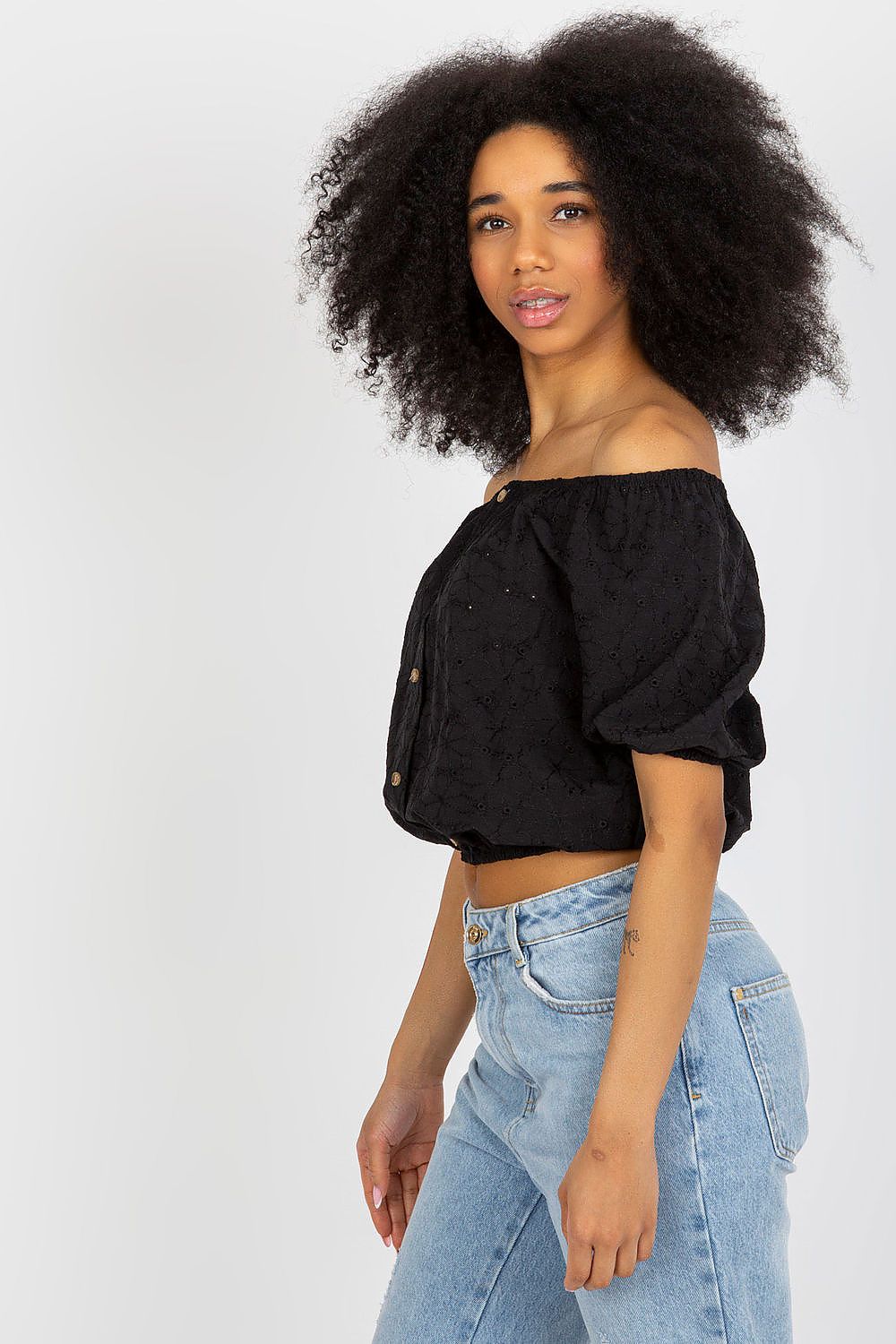 Bluzka Model LK-BZ-508934.24 Black - Lakerta