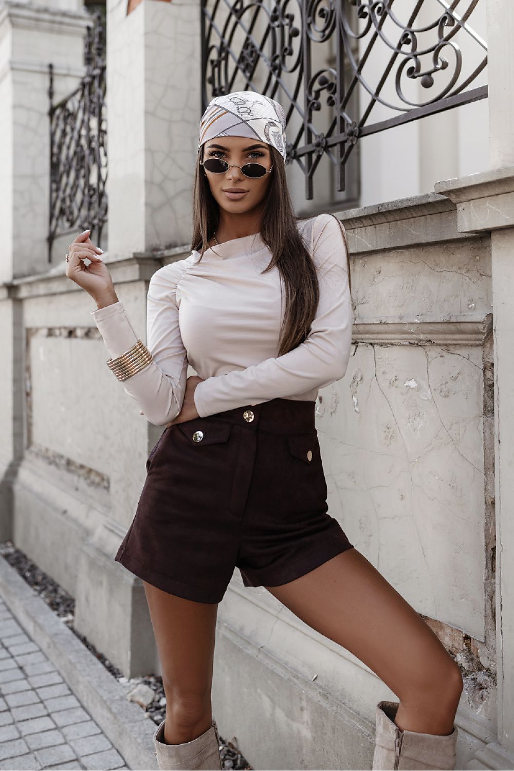 Bluzka Model Thea 356762444 Beige - LaBalancia