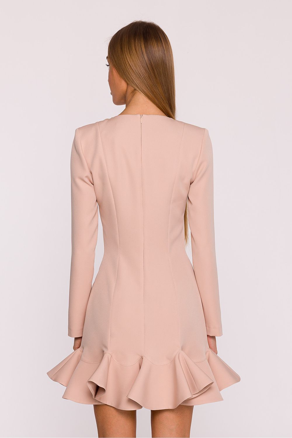 Sukienka Model MOE880 Beige - Moe