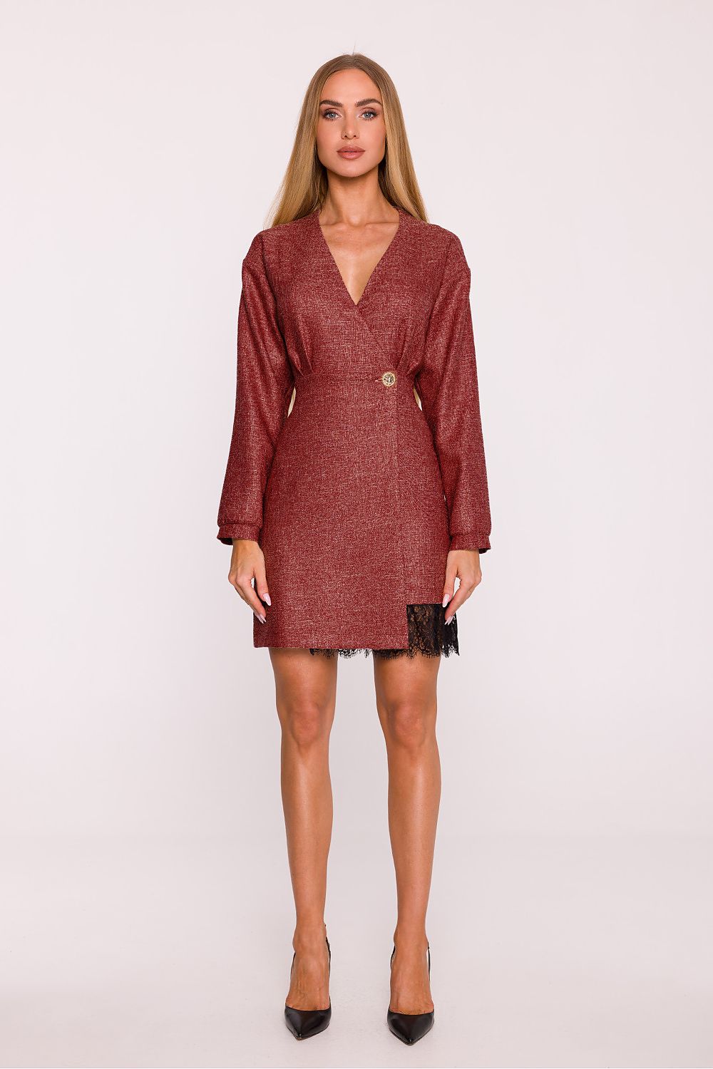 Sukienka Model MOE871 Bordo - Moe