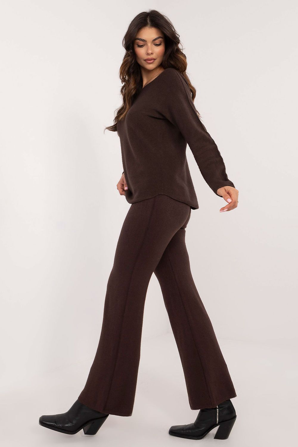 Spodnie Komplet Model IT-KMPL-2219.51 Dark Brown - Italy Moda