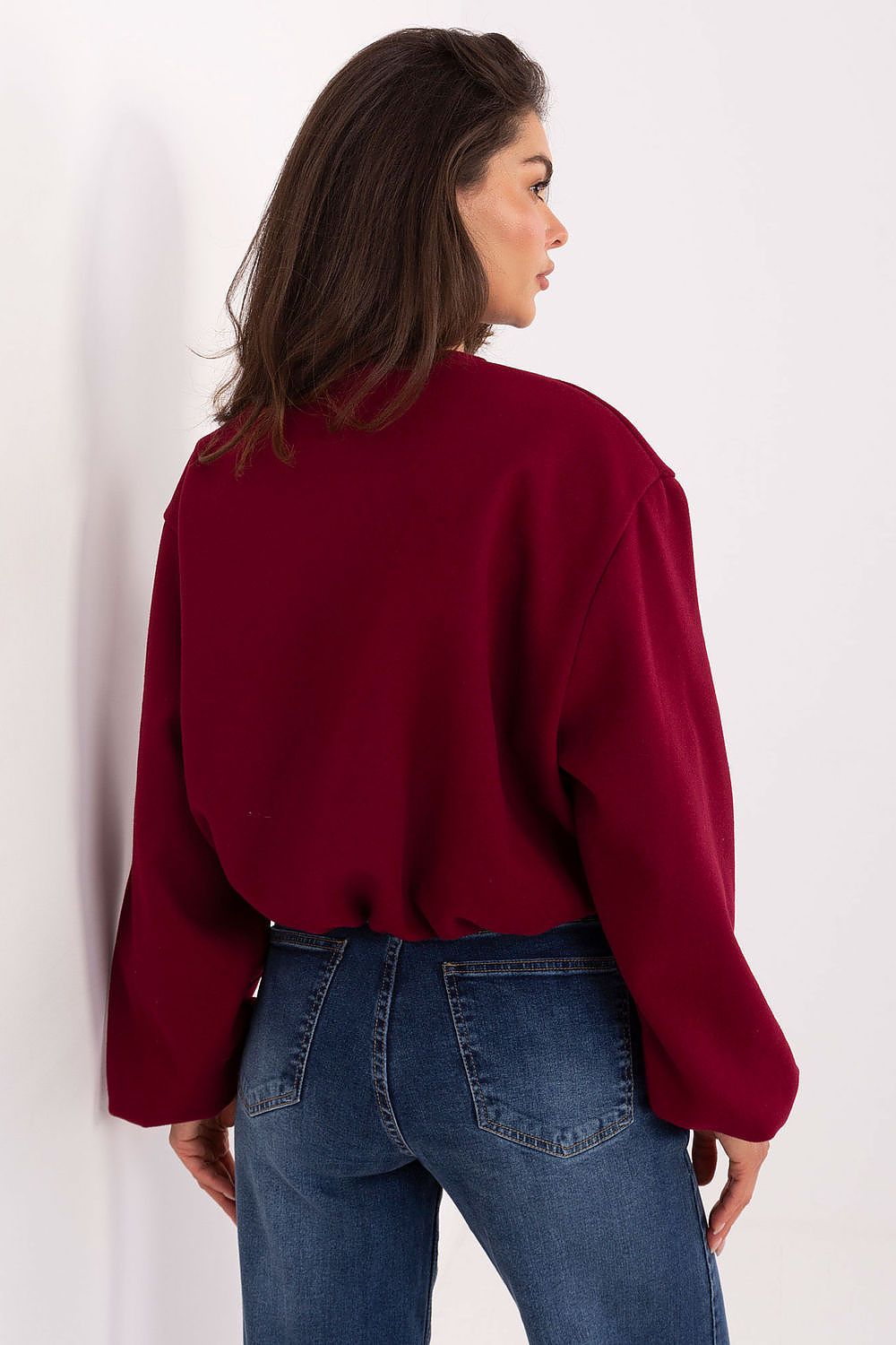 Kurtka Damska Model IT-KR-A8612.46 Bordo - Rue Paris