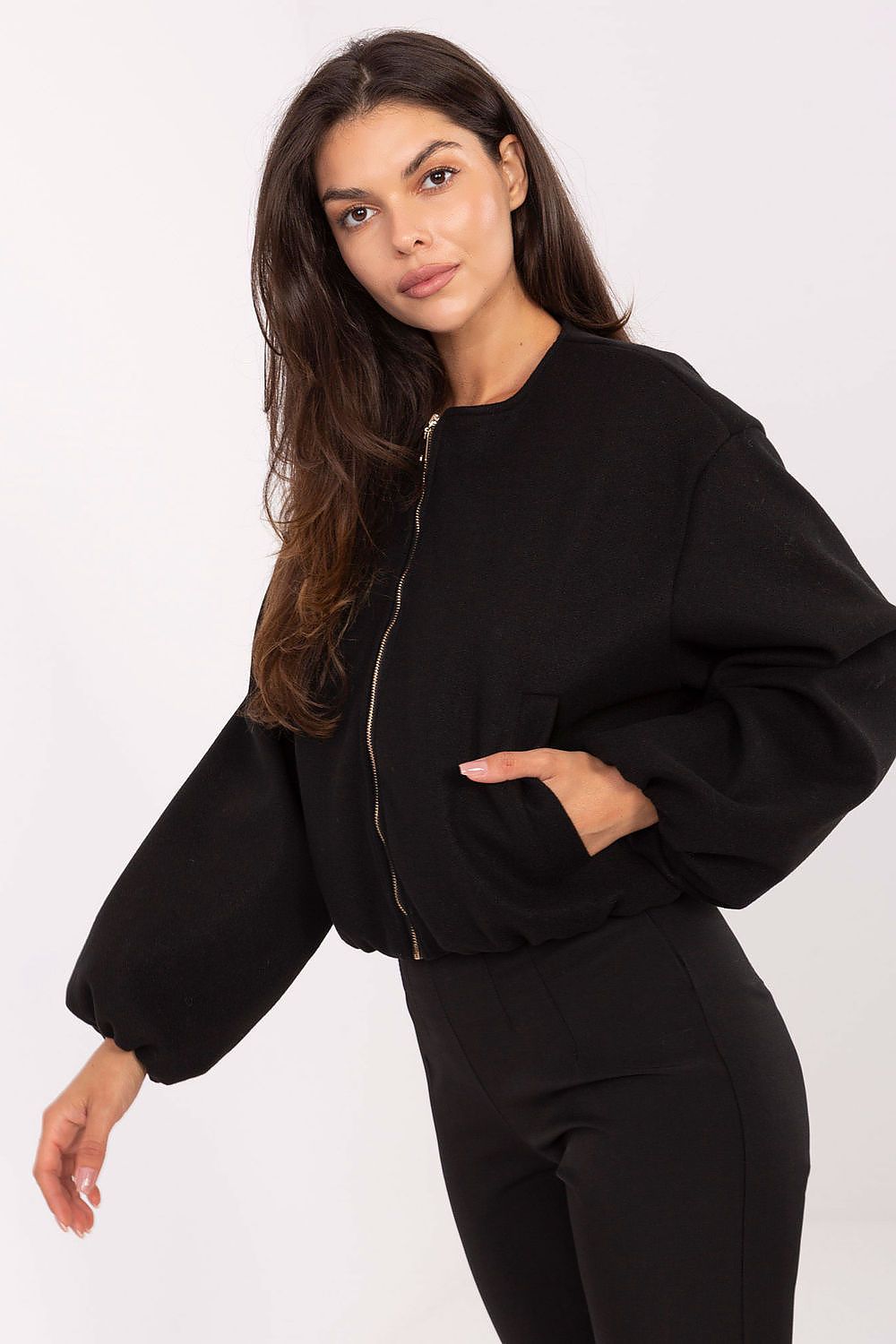 Kurtka Damska Model IT-KR-A8612.46 Black - Rue Paris