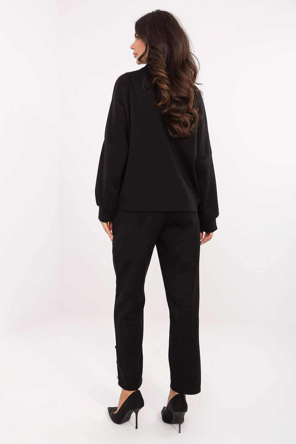 Spodnie Komplet Model IT-KMPL-9761.25 Black - Rue Paris