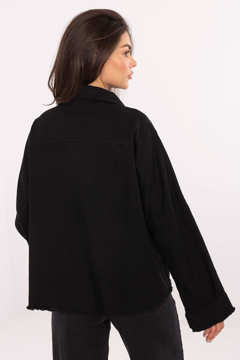 Koszula Damska Model IT-KS-FL5779.87 Balck - Rue Paris