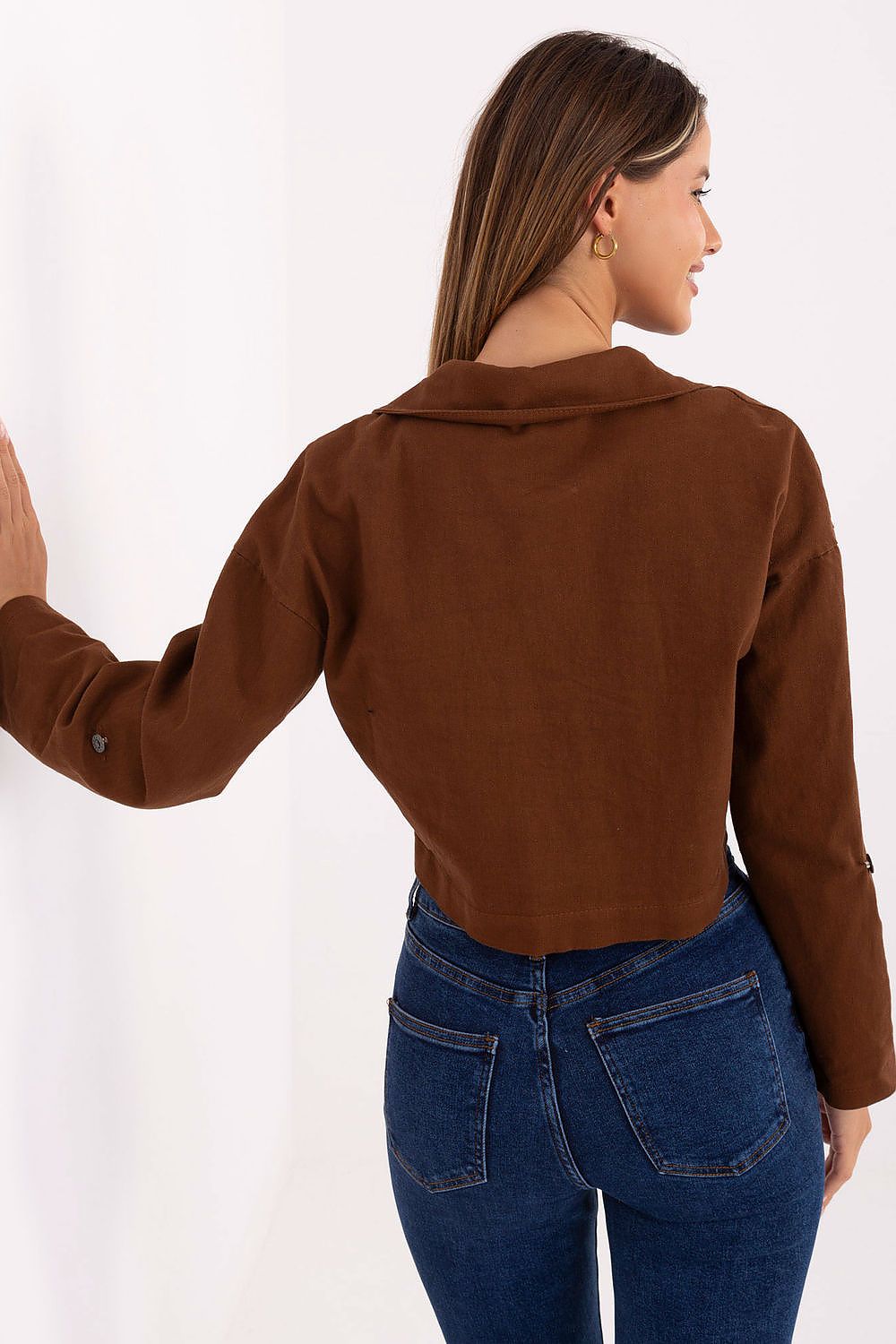 Kurtka Damska Model IT-KR-FL7029.72 Light Brown - Rue Paris