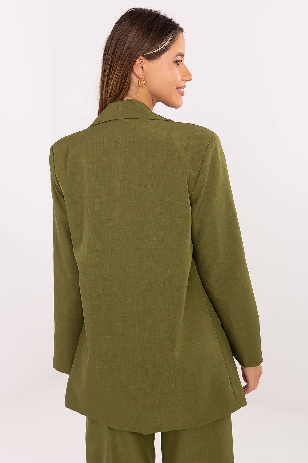 Marynarka Model IT-MA-FL8315.85 Oliwka - Rue Paris