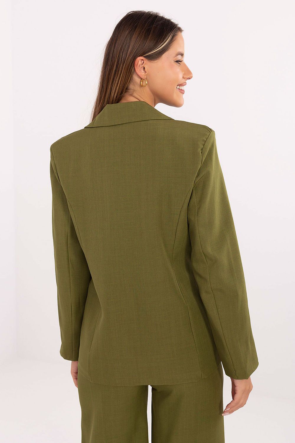 Marynarka Model IT-MA-FL8391.87 Oliwka - Rue Paris