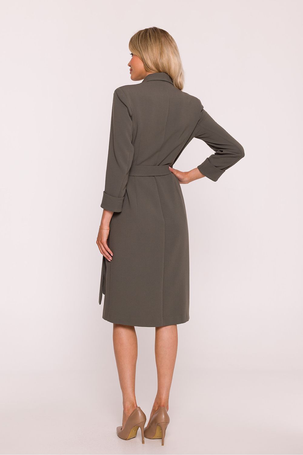 Sukienka Model S415 Khaki - Stylove