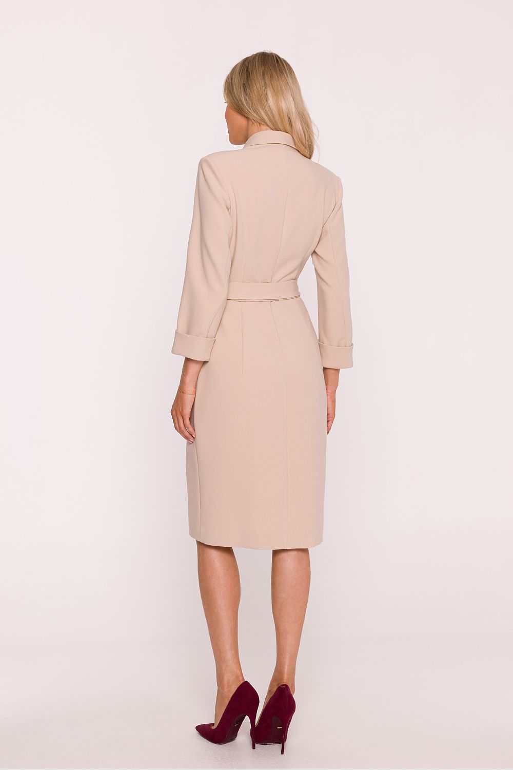 Sukienka Model S415 Beige - Stylove