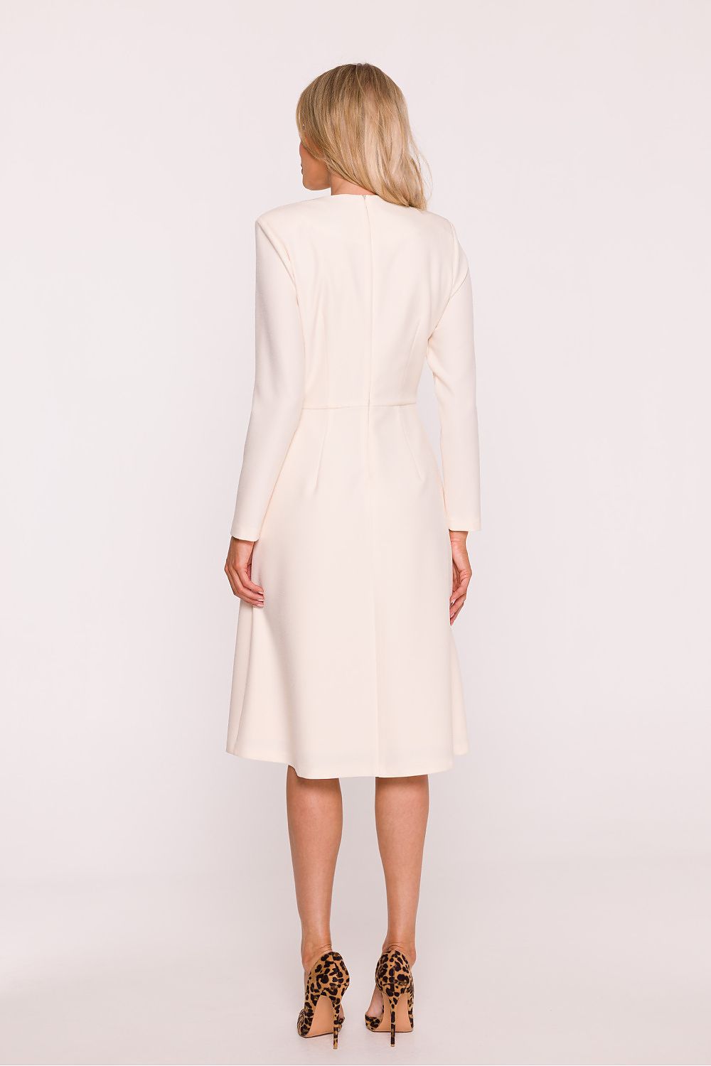 Sukienka Model S414 Kość Słoniowa - Stylove