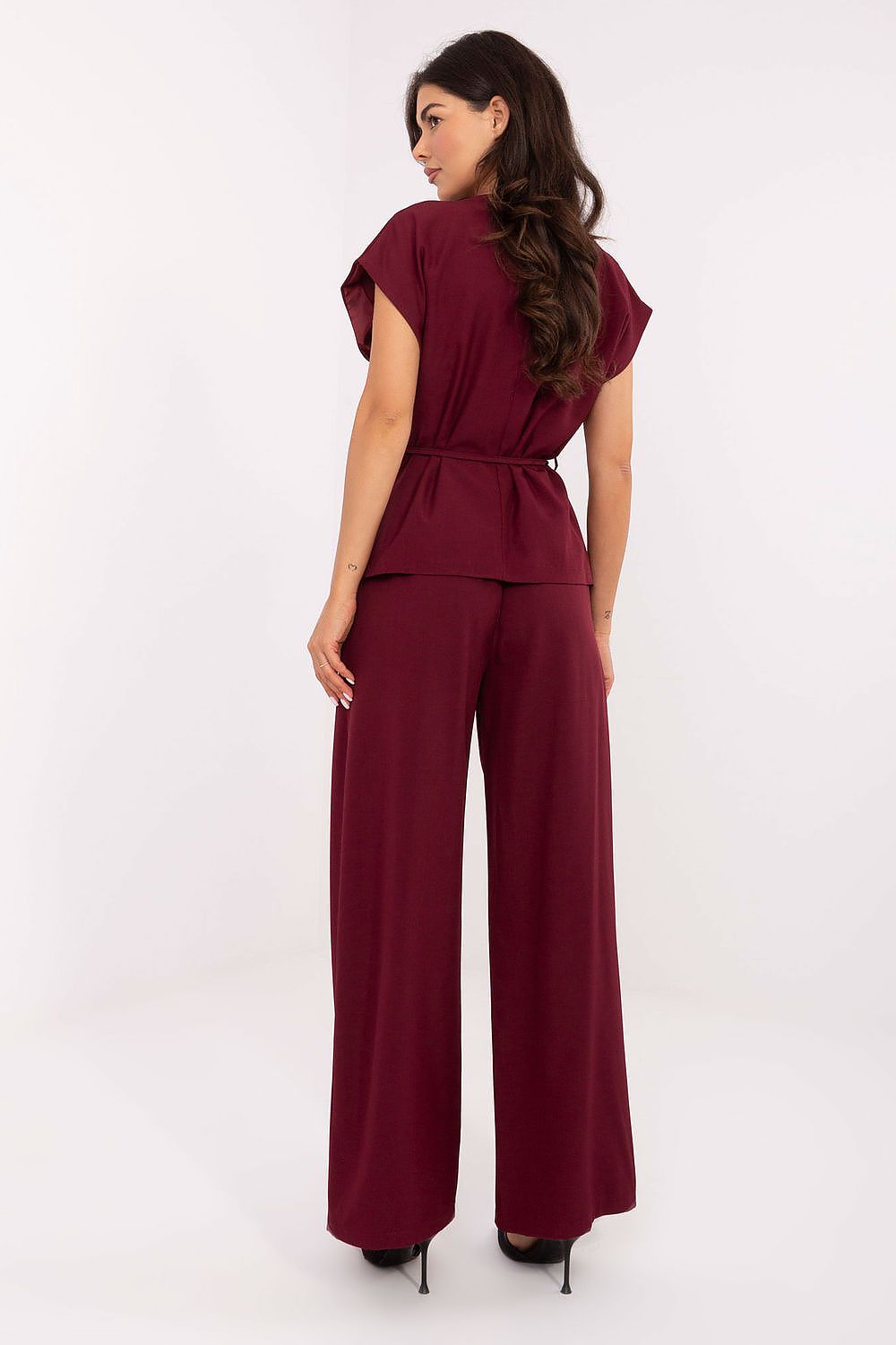 Spodnie Komplet Model IT-KMPL-21029.78 Bordo - Italy Moda