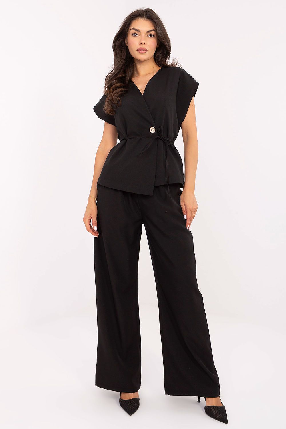 Spodnie Komplet Model IT-KMPL-21029.78 Black - Italy Moda