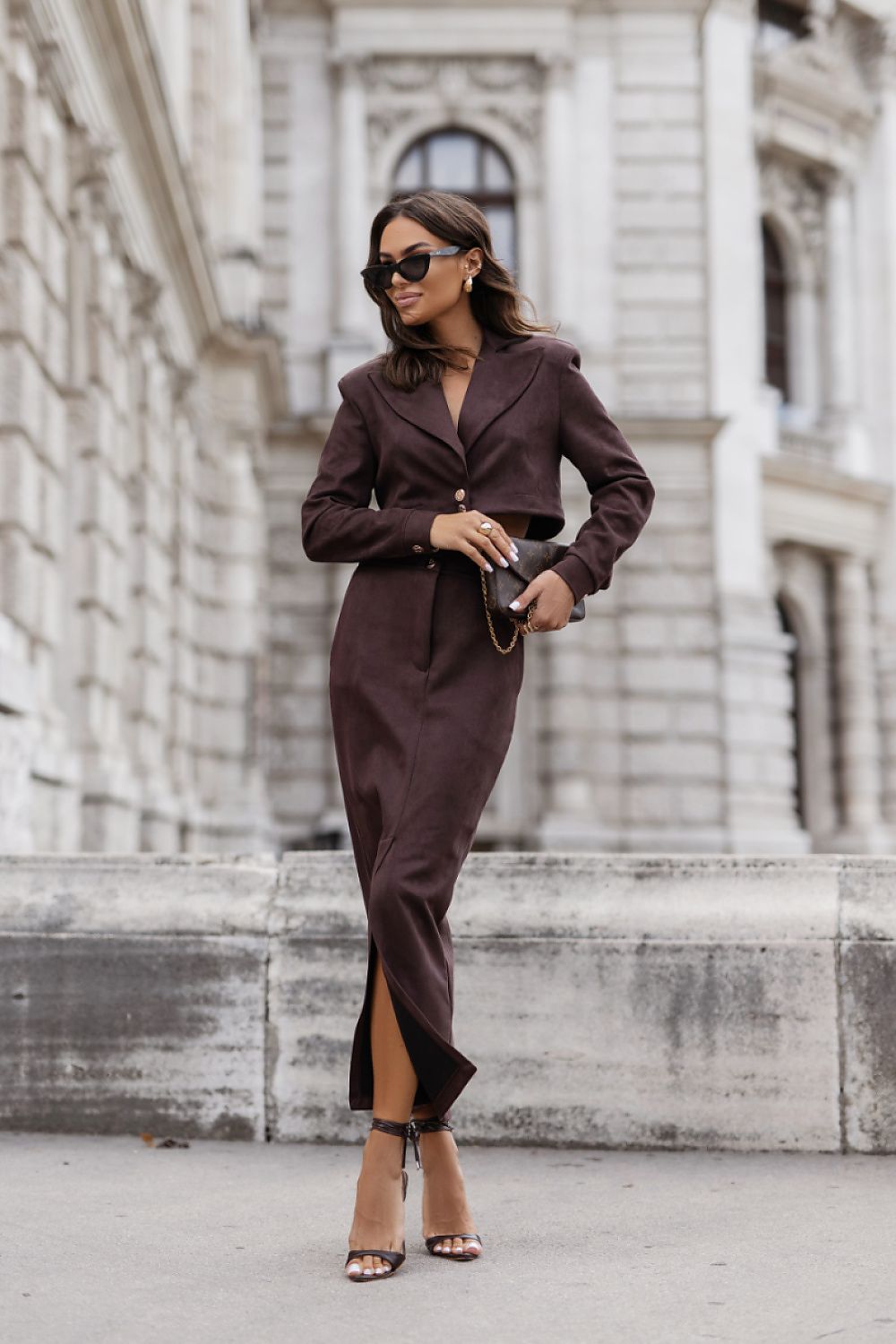 Spódnica Komplet Model Warris 386122796 Brown - LaBalancia