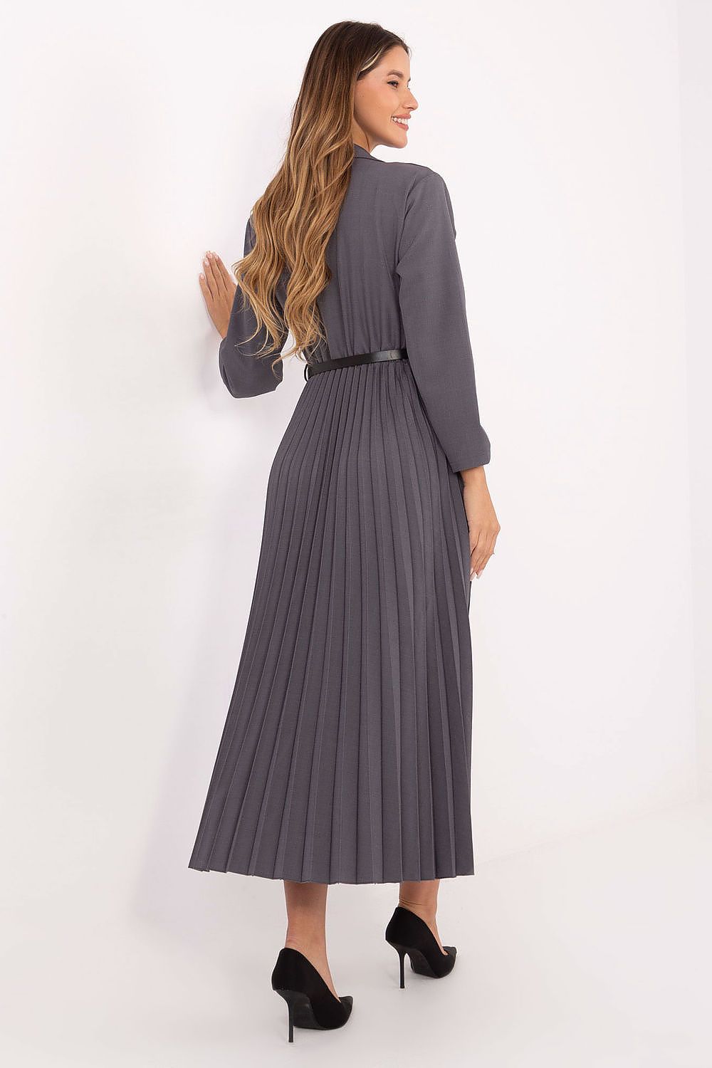 Sukienka Model IT-SK-21599.80 Dark Grey - Italy Moda