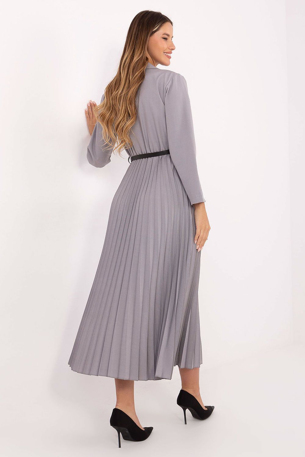  Sukienka Model IT-SK-21599.80 Grey - Italy Moda 