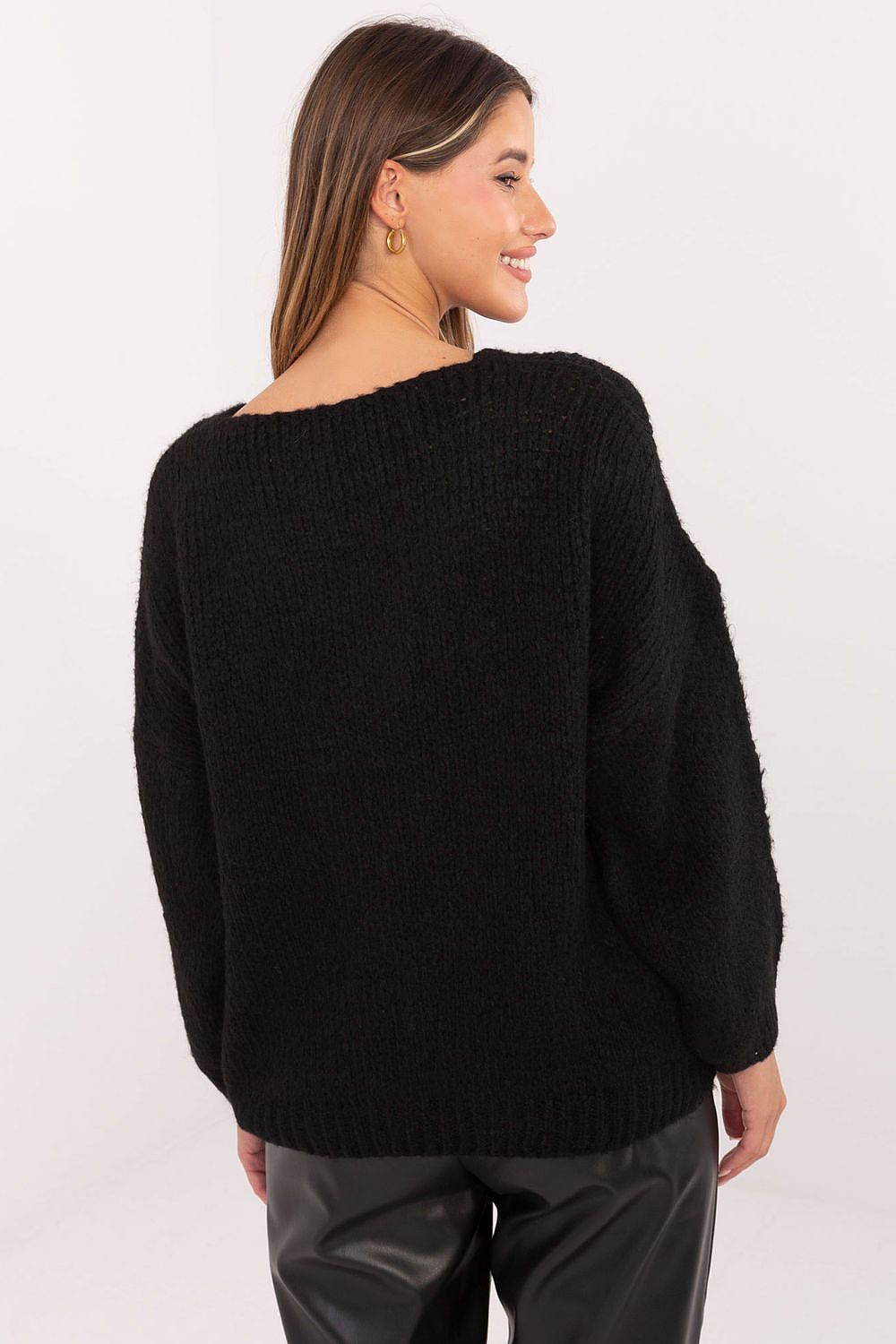 Sweter Damski Model MI-SW-0919.18 Black - Italy Moda