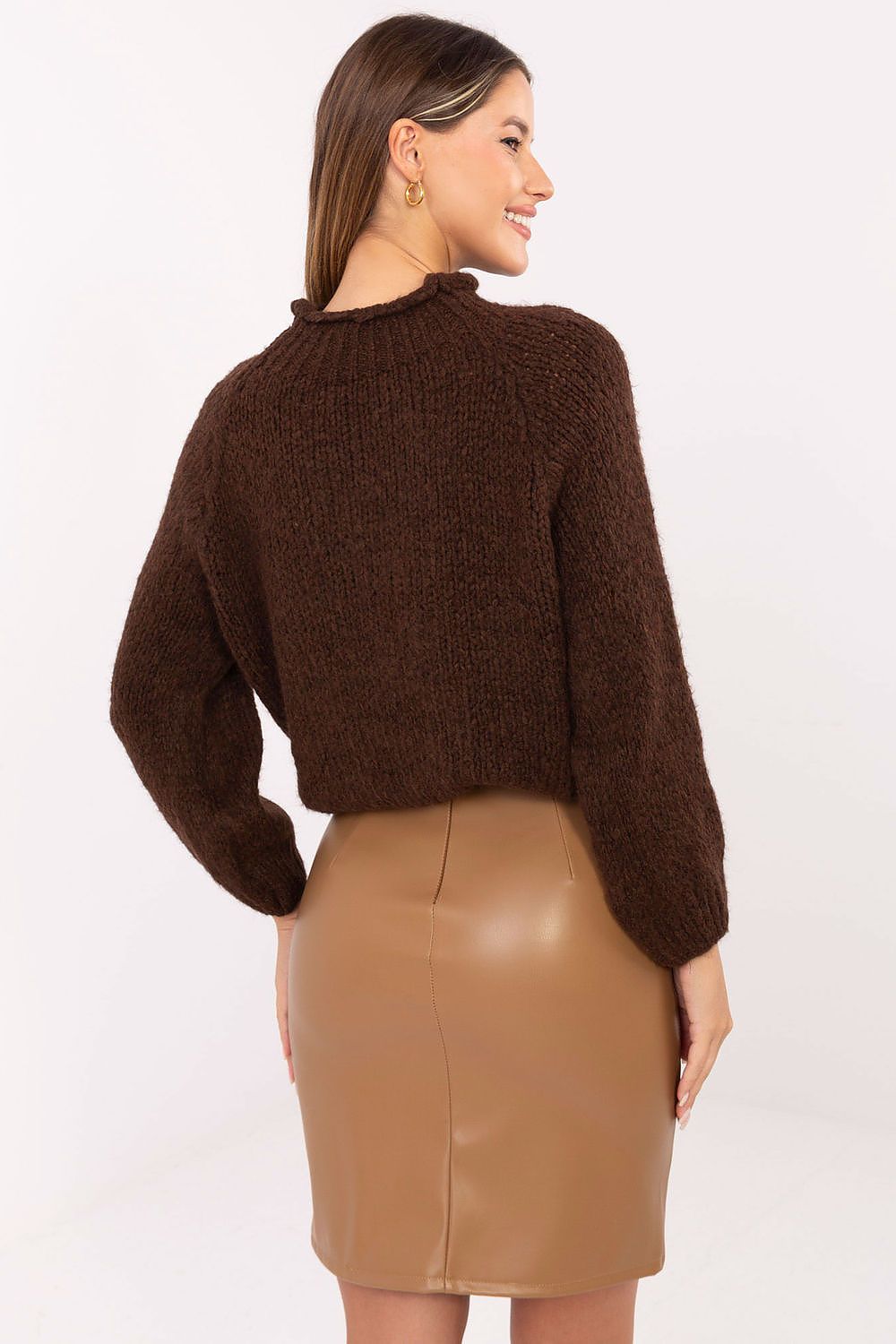 Spódnica Model IT-SD-FL3019.83 Camel - Rue Paris