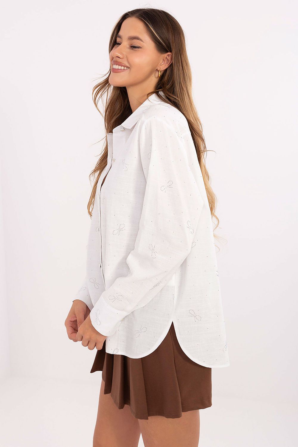 Koszula Damska Model LK-KS-510078.02 White - Lakerta