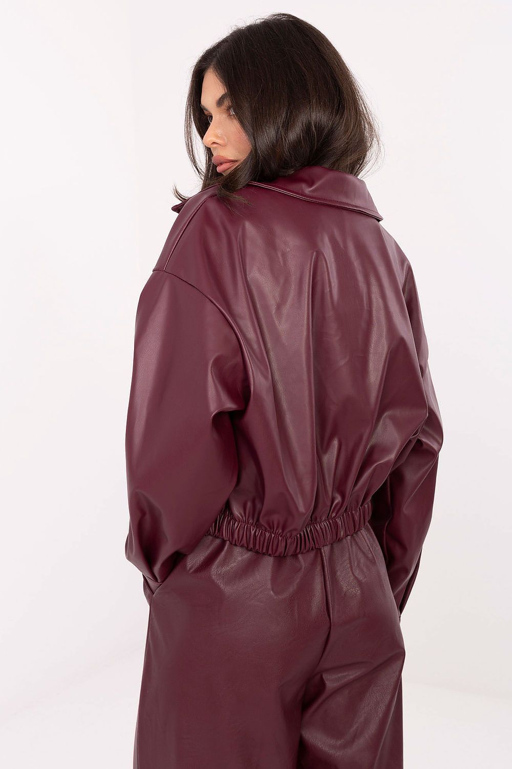 Kurtka Damska Model IT-KR-FL9707.34 Bordo - Rue Paris