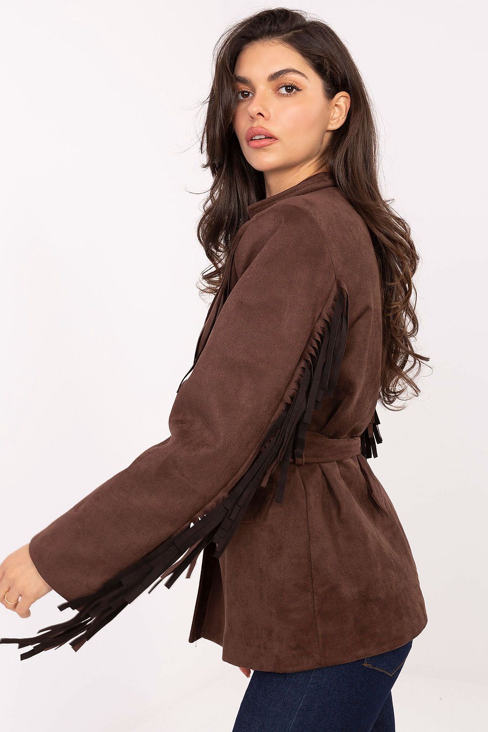 Marynarka Model IT-PL-5792.33 Brown - Rue Paris