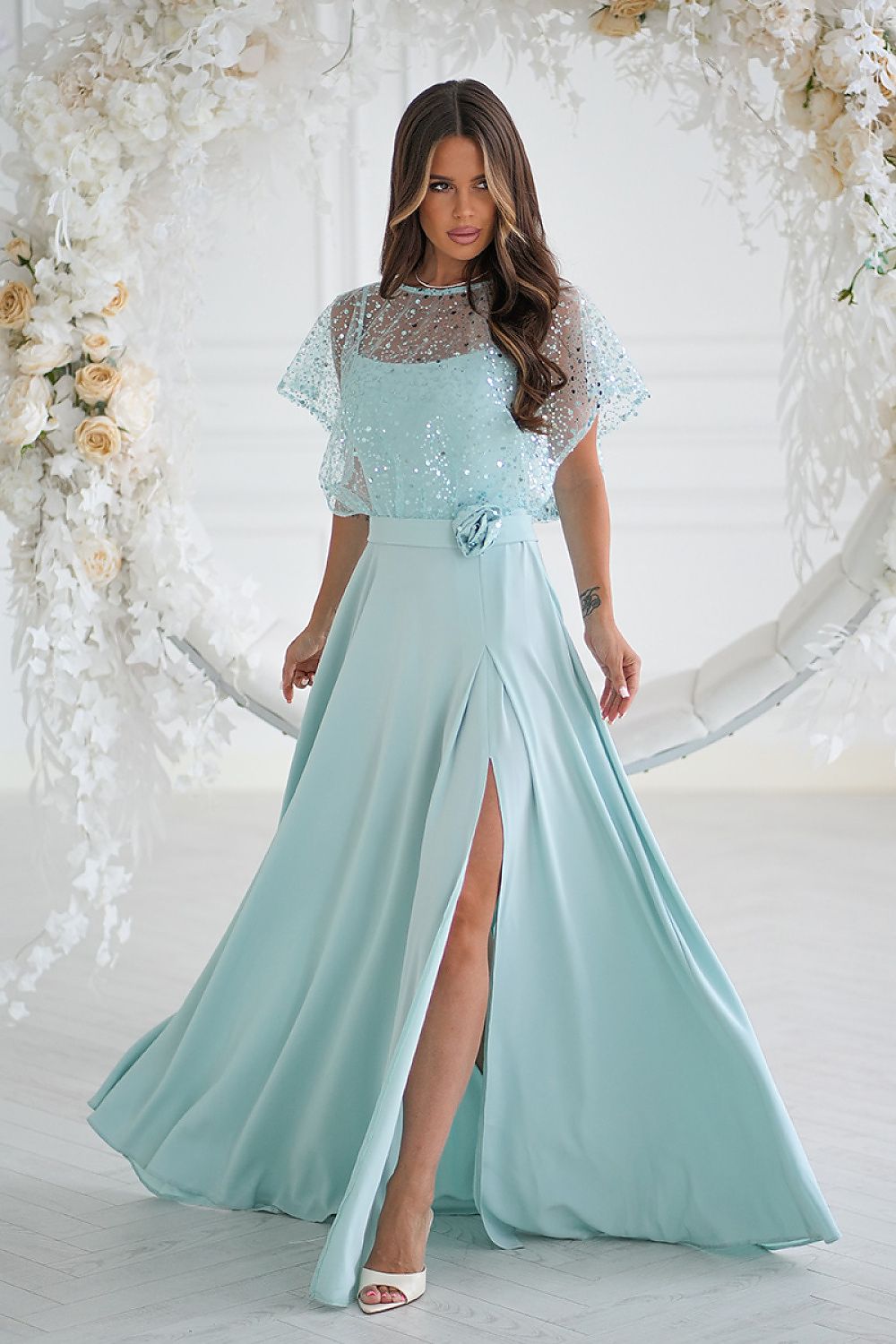 Sukienka Model 333-03 Mint - Bicotone