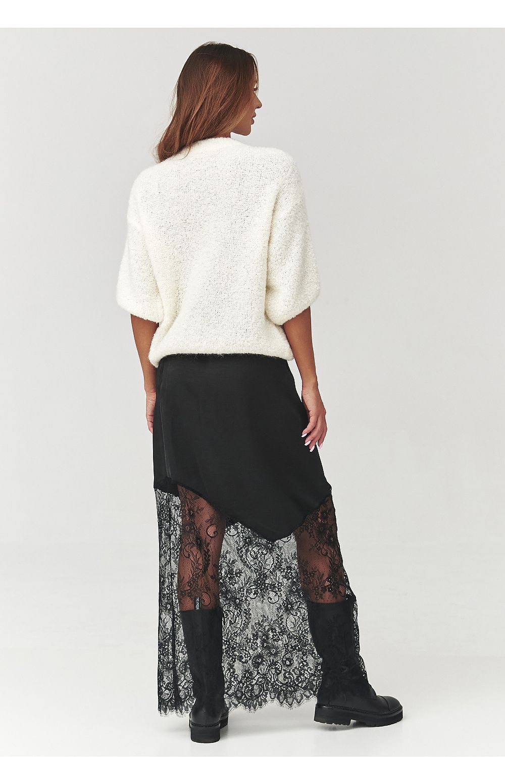 Sweter Damski Model C8 Ecru - Makadamia