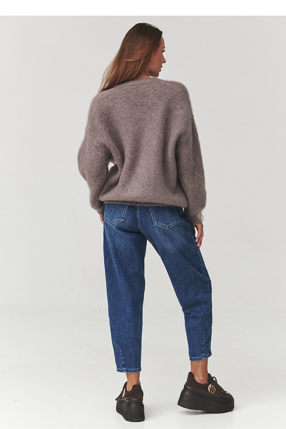 Sweter Damski Model C3 Mocca - Makadamia