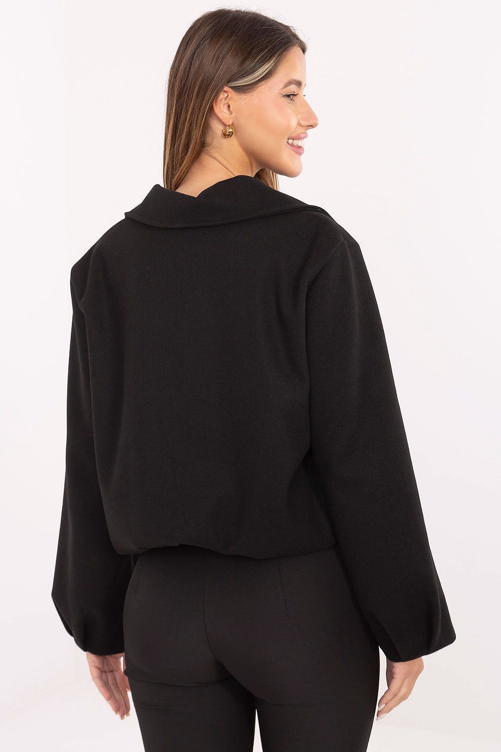 Kurtka Damska Model IT-KR-FL9725.08P Black - Rue Paris