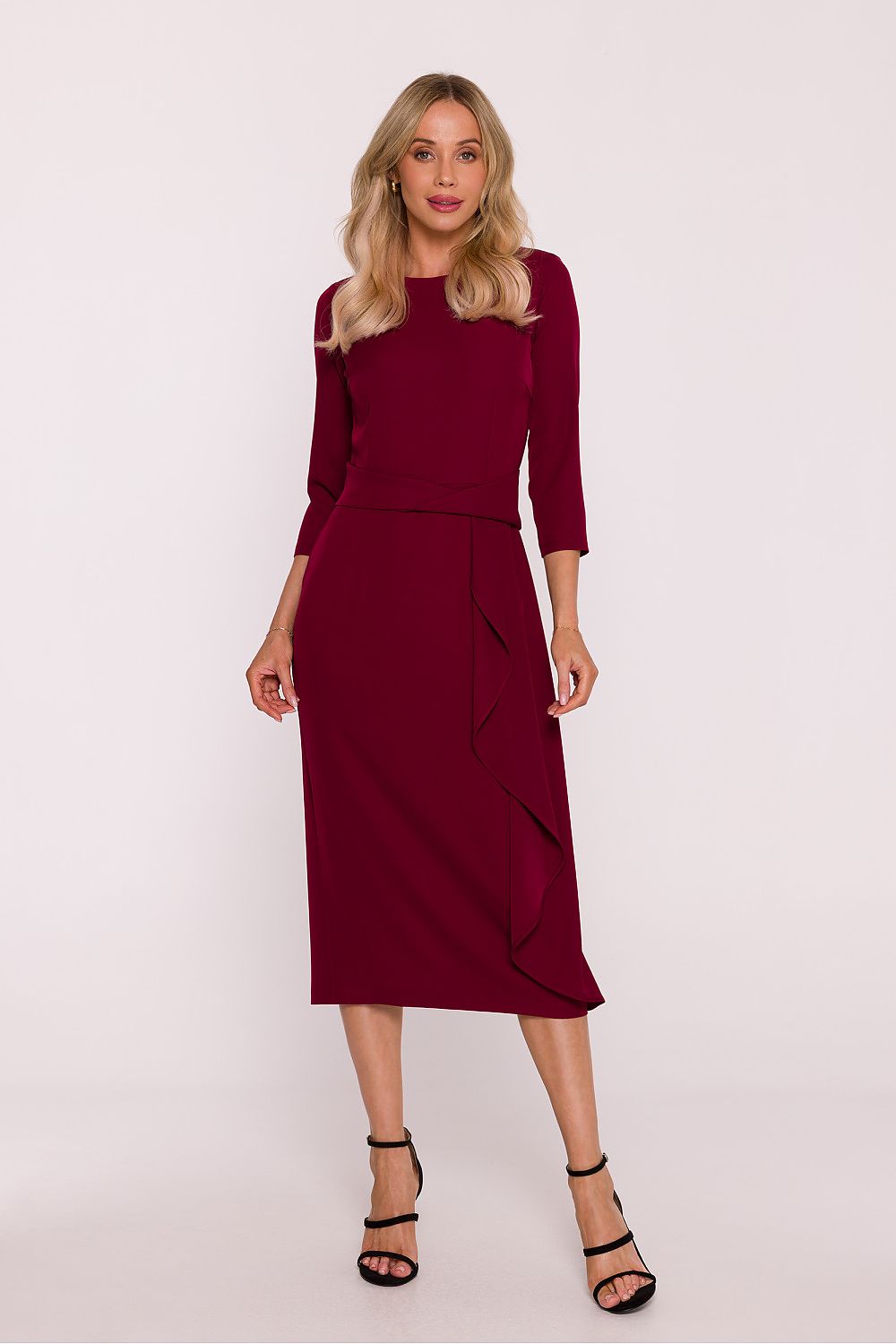 Sukienka Model S425 Bordo - Stylove