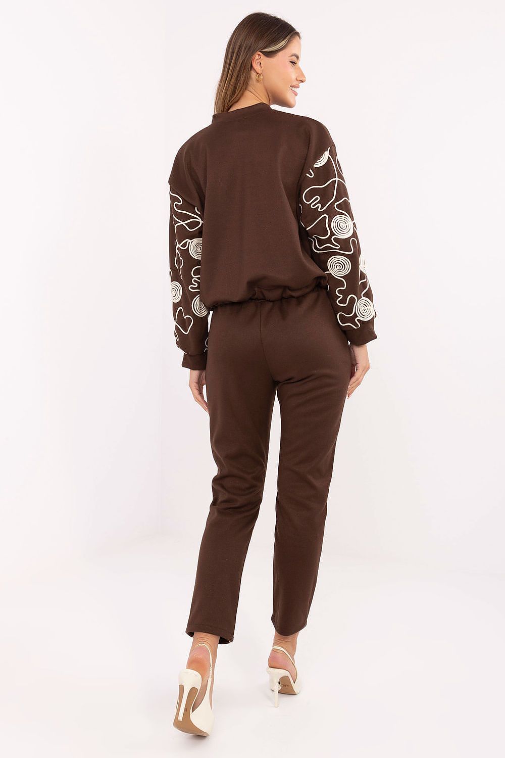 Spodnie Komplet Model IT-KMPL-21736.02P Brown - Italy Moda