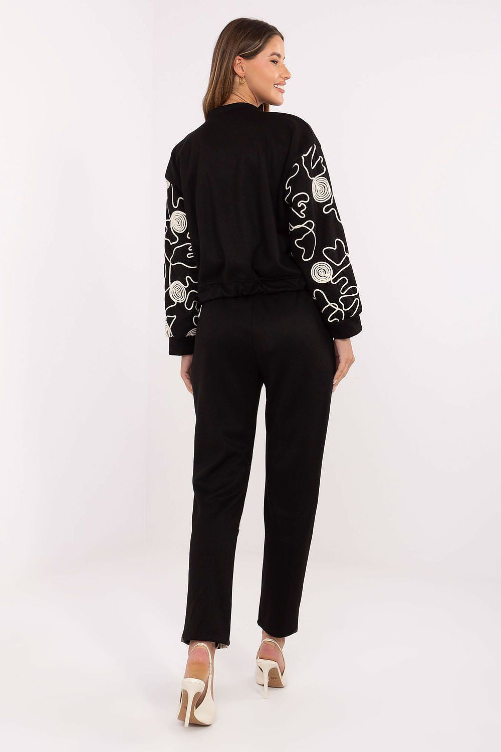 Spodnie Komplet Model IT-KMPL-21736.02P Black - Italy Moda