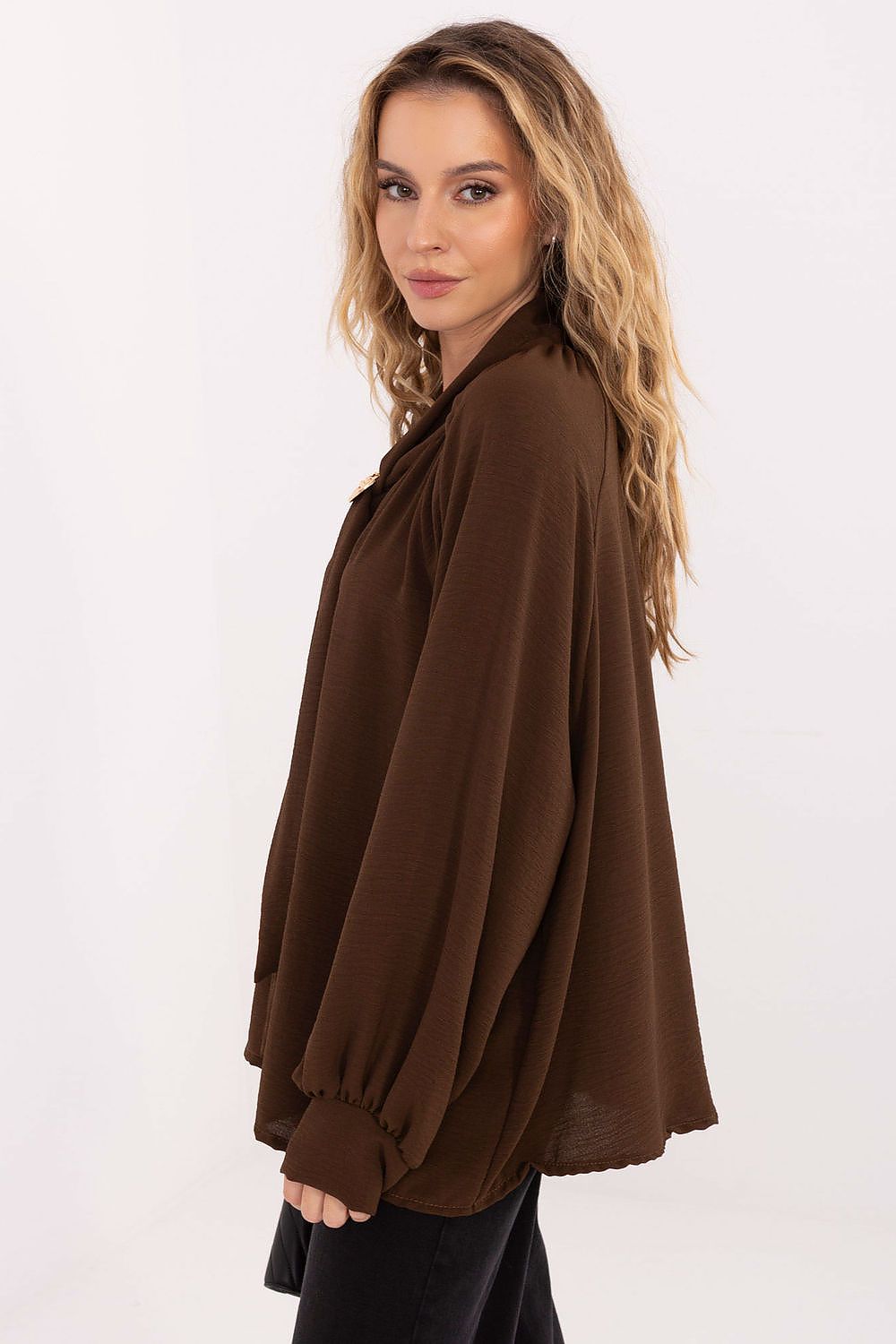   Bluzka Model MI-BZ-272509.07 Brown - Italy Moda 