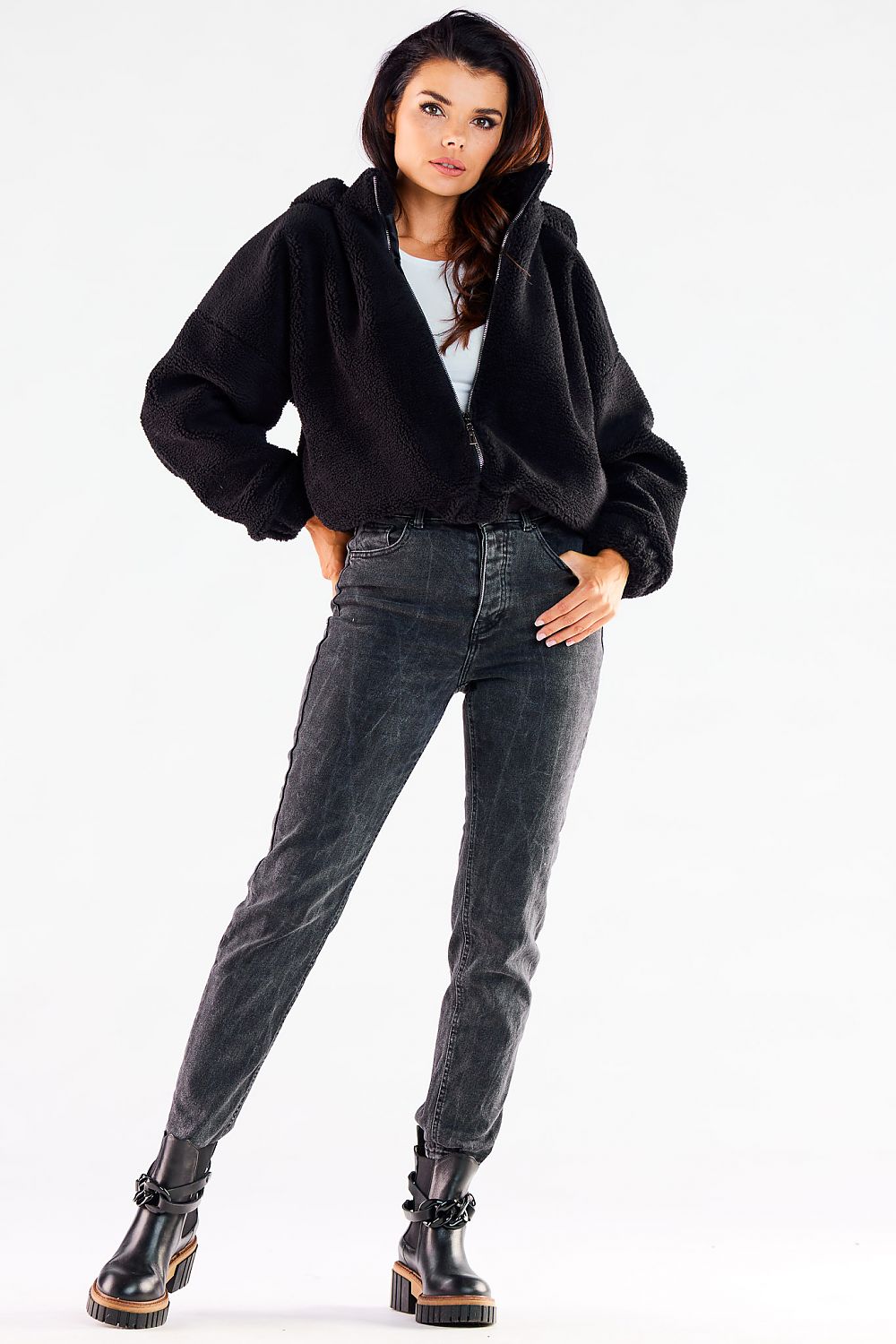 Kurtka Damska Model A533 Black - awama