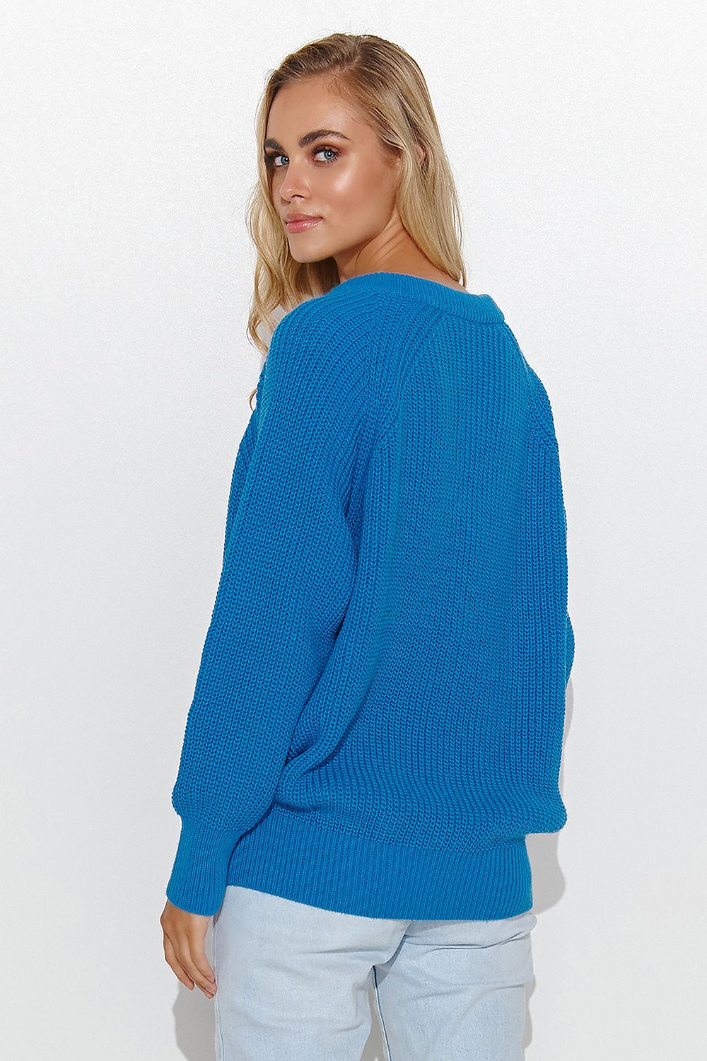 Sweter Damski Model S140 Blue - Makadamia
