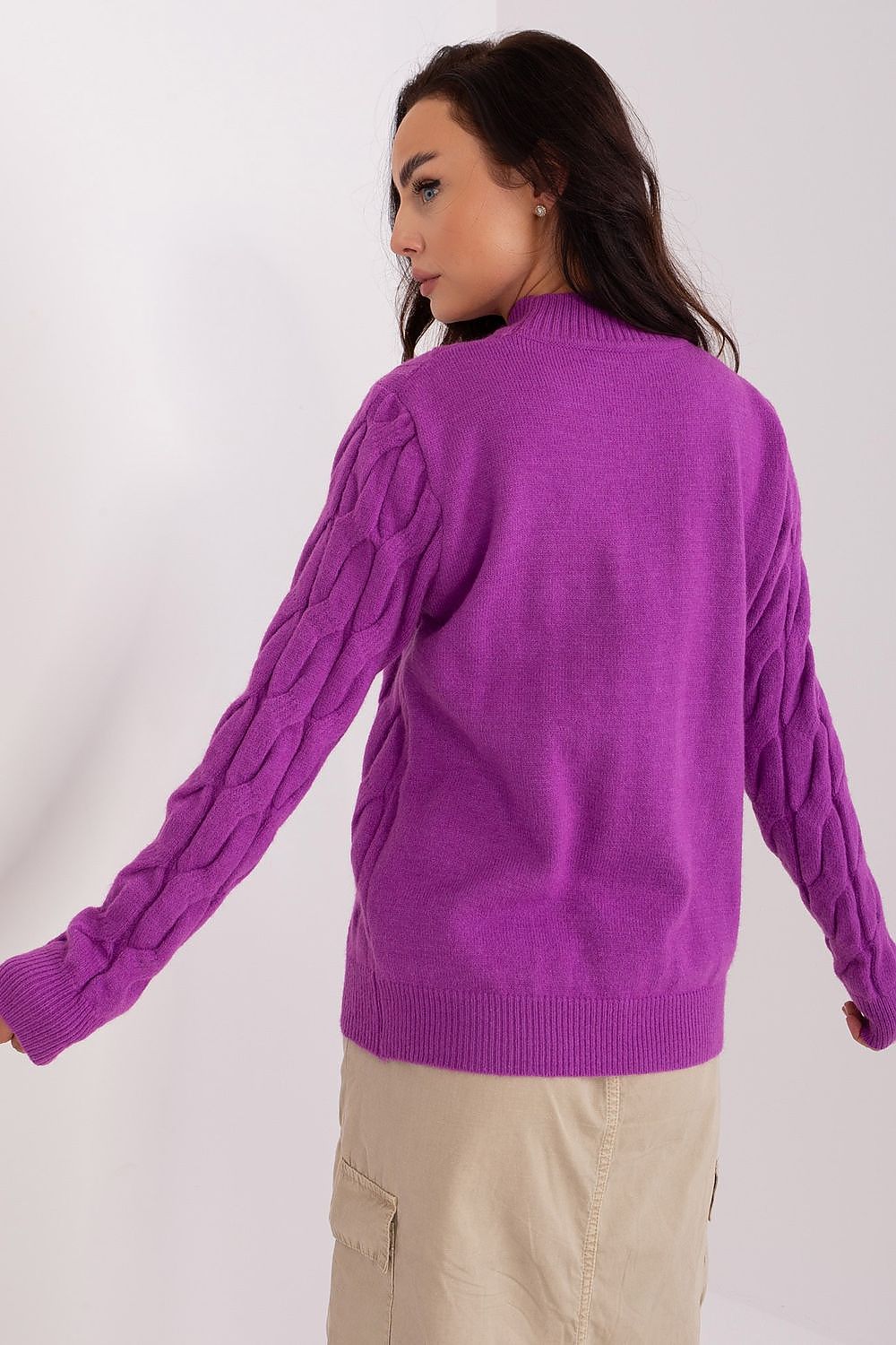  Sweter Damski Model AT-SW-2235.00P Violet - AT 